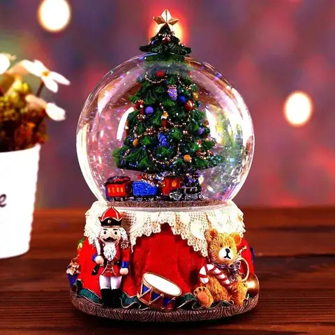 Globo de Neve de Árvore de Natal - Único EXCLUSIVO